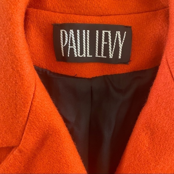 PAUL LEVY Vintage Wool Double Breast Coat Size M NEW - Picture 7 of 10